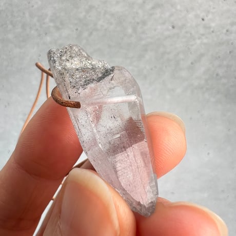 【カイラス産】天然ヒマラヤ水晶ペンダントトップ/Kailash Himalayan Quartz Pendant Top