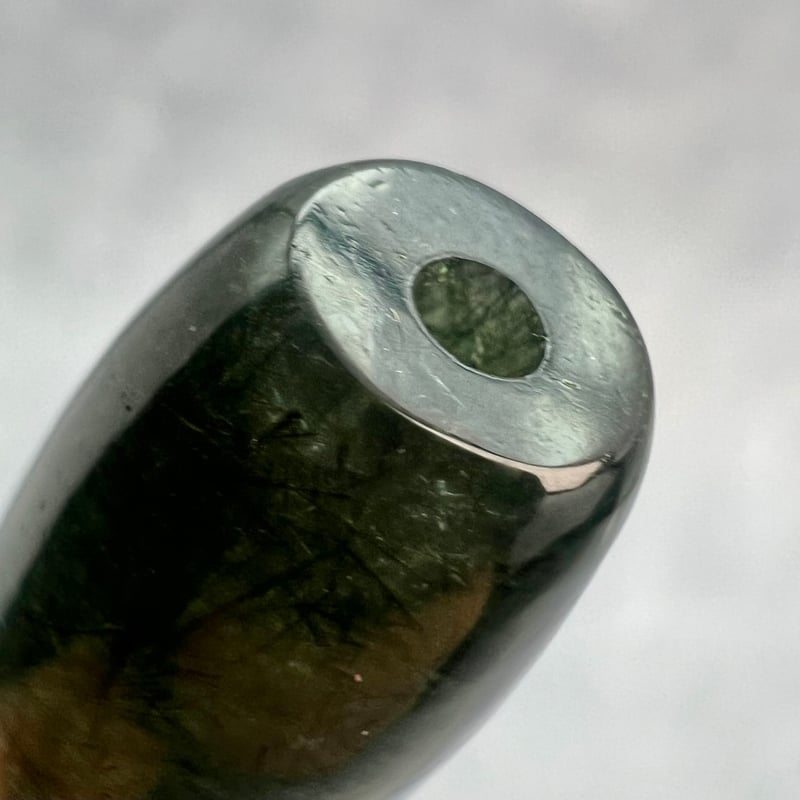 ガネッシュヒマール産】アクチノライトイン天然ヒマラヤ水晶 樽型