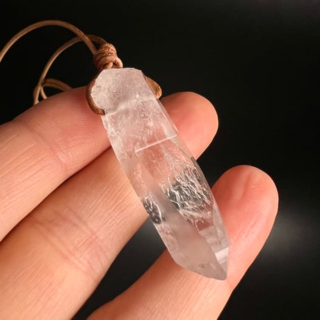 【アンナプルナ産】天然ヒマラヤ水晶ペンダント⑤/Annapurna Himalayan Quartz Pendant