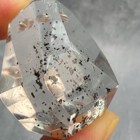 【ガネッシュヒマール産】雲母入り天然ヒマラヤ水晶 ペンダントトップ Ganesh Himal Mica in Himalayan Quartz  Pendant Top
