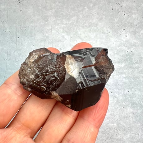 【ガウリシャンカール産】天然ヒマラヤスモーキークォーツ⑦/GauriShankar Himalayan Smoky Quartz