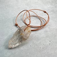 【ガネッシュヒマール産】リモナイトイン天然ヒマラヤ水晶ペンダント/Ganesh Himal Limonite in Natural Pendant