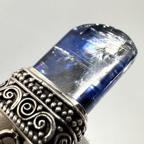ネパール産ヒマラヤカイヤナイトS/V925ペンダントトップ ⑤ NEPAL Himalayan Kyanite Pendant Top