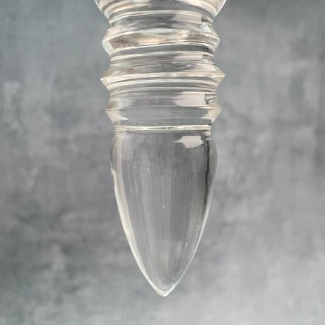 【ガネッシュヒマール産】天然ヒマラヤ水晶"手磨き加工"ペンデュラムペンダント(バジュラ.プルバ)/Ganesh Himal Himalayan Quartz Pendulum