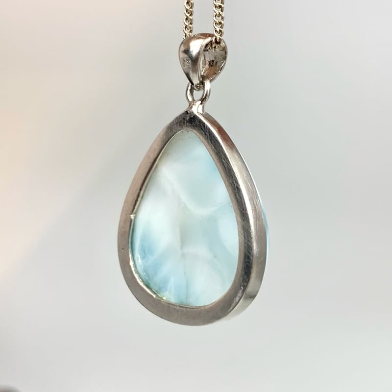 ラリマーペンダントトップ(シルバー925)?/Larimar Pendant Top (Sil