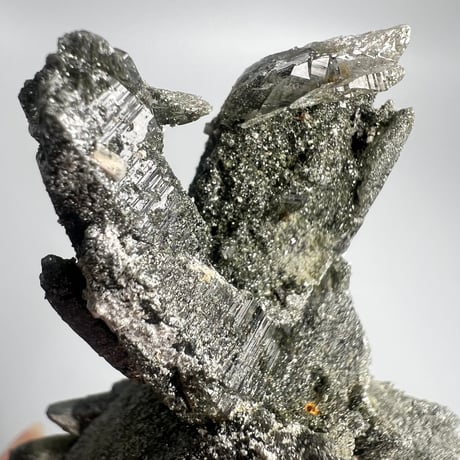 大特価【ガネッシュヒマール産】クローライトイン天然ヒマラヤ水晶/Ganesh Himal Chlorite in Himalayan Quartz