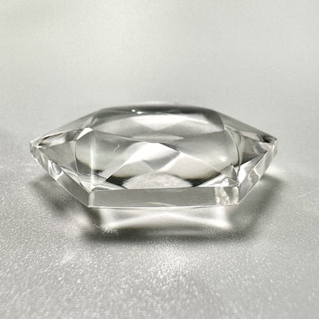 【ガネッシュヒマール産】天然ヒマラヤ水晶"ヘキサゴン六芒星"ルース⑤/Ganesh Himal Himalayan Quartz Hexagon×Hexagram Loose