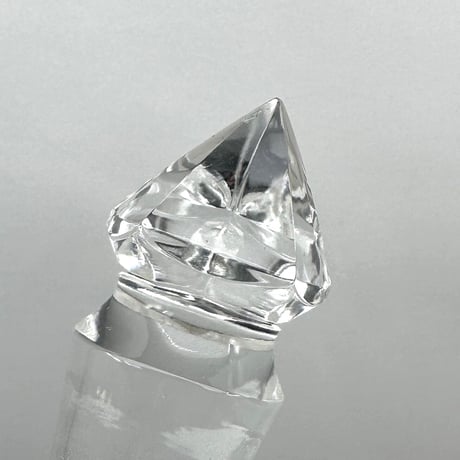 【ガネッシュヒマール産】天然ヒマラヤ水晶"手磨き加工"ペンデュラム(カット)/Ganesh Himal Himalayan Quartz Pendulum(Cut)