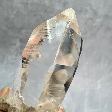 ハイクオリティ【ガネッシュヒマール産】リモナイトイン天然ヒマラヤ水晶/Ganesh Himal Limonite in Himalayan Quartz