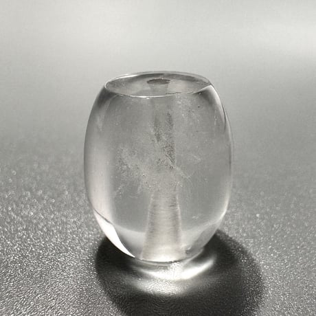 カイラス産"手磨き"天然ヒマラヤ水晶 バレルビーズ③ Kailash Himalayan Quartz Barrel beads