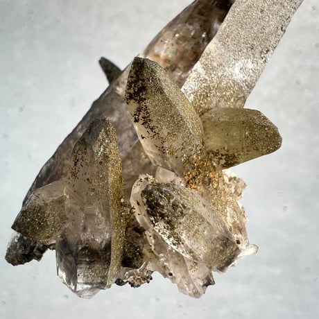 【ガネッシュヒマール産】クローライトイン天然ヒマラヤ水晶/Ganesh Himal Chlorite in Himalayan Quartz