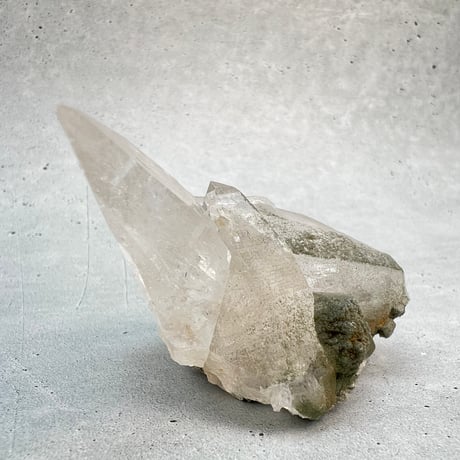 【ガネッシュヒマール産】クローライトイン天然ヒマラヤ水晶クラスター/Ganesh Himal Chlorite in Himalayan Quartz Cluster