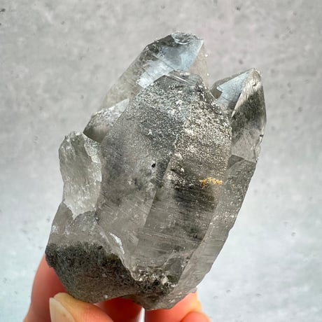 【ガネッシュヒマール産】クローライトイン天然ヒマラヤ水晶/Ganesh Himal Chlorite in Himalayan Quartz