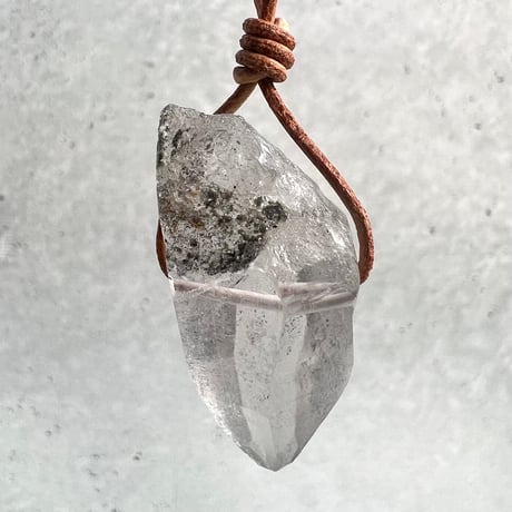 【カイラス産】天然ヒマラヤ水晶ペンダントトップ/Kailash Himalayan Quartz Pendant Top