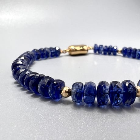 ネパール産ヒマラヤカイヤナイト ブレスレット2️⃣ NEPAL Himalayan Kyanite Bracelet