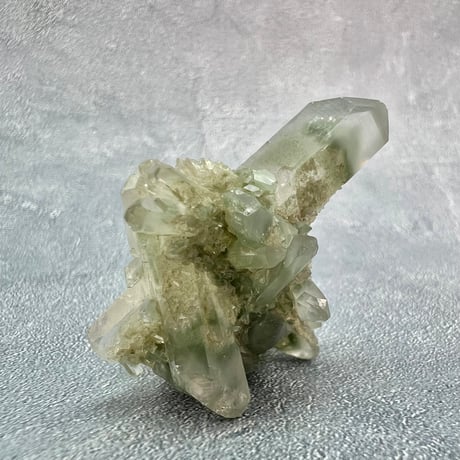 【マナスル産】クローライトイン天然ヒマラヤ水晶①/Manaslu Chlorite in Himalayan Quartz