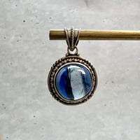 ネパール産天然ヒマラヤカイヤナイトS/V925ペンダントトップ/NEPAL Himalayan Kyanite Pendant Top