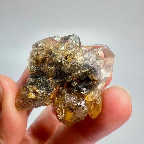 ハイクオリティ【ガネッシュヒマール産】リモナイトイン天然ヒマラヤ水晶/Ganesh Himal Limonite in Himalayan Quartz