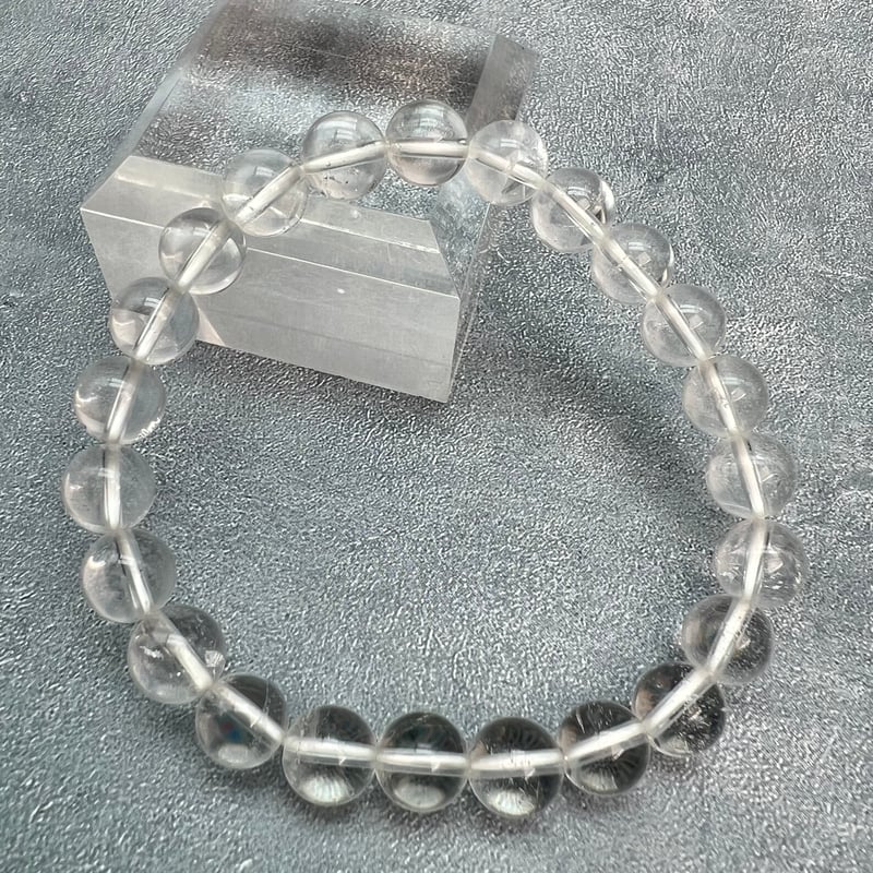 セラピーストーン　伊勢浄化　ガネッシュヒマール水晶8mmブレスレット セラピーストーン 伊勢浄化 ガネッシュヒマール水晶8mm