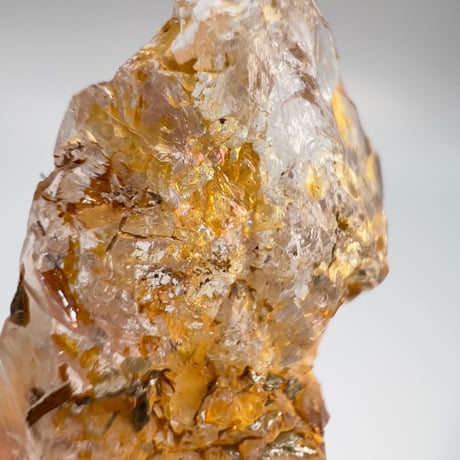 【ガネッシュヒマール産】リモナイトイン天然ヒマラヤ水晶"ポイント"/Ganesh Himal Himalayan Quartz"Point"