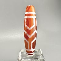 天珠 （めのう）/ カーネリアン ② Dzi Beads Carnelian