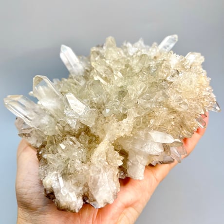 【マカルー産】天然ヒマラヤ水晶クラスター⑲/Makalu Himalayan Quartz Cluster
