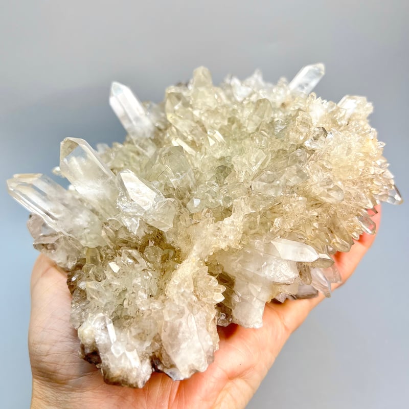 マカルー産】天然ヒマラヤ水晶クラスター⑲/Makalu Himalayan Quartz C