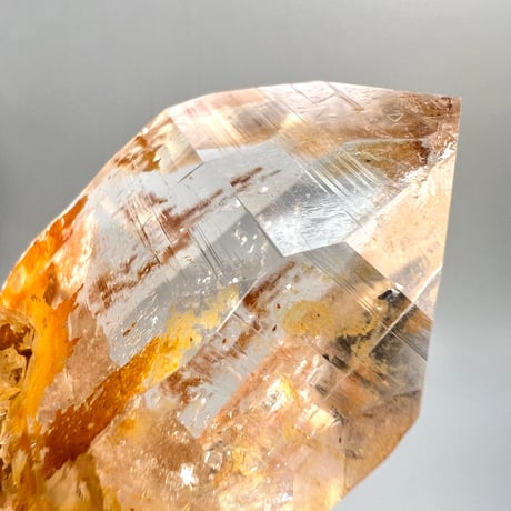【ガネッシュヒマール産】リモナイトイン天然ヒマラヤ水晶 /Ganesh Himal Limonite in Himalayan Quartz