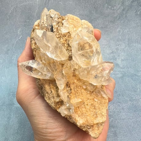 【ガネッシュヒマール産】リモナイトイン天然ヒマラヤ水晶/Ganesh Himal Limonite in Himalayan Quartz