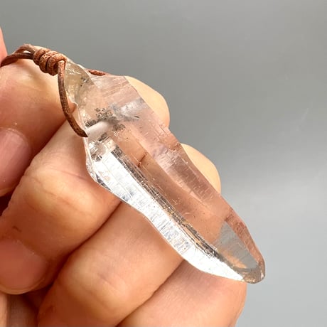 【ガネッシュヒマール産】天然ヒマラヤ水晶ペンダントトップ④/Ganesh Himal Natural Pendant Top