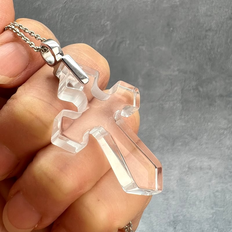 ガネッシュヒマール産水晶ネックレス 浄化アイテム付き ネパール/ガネッシュヒマール産ヒマラヤ水晶ペンダント