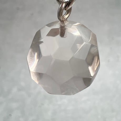 【ガネッシュヒマール産】天然ヒマラヤ水晶"手磨き加工"多面カットペンダントトップ/Ganesh Himal Himalayan Quartz Multicut Pendant Top