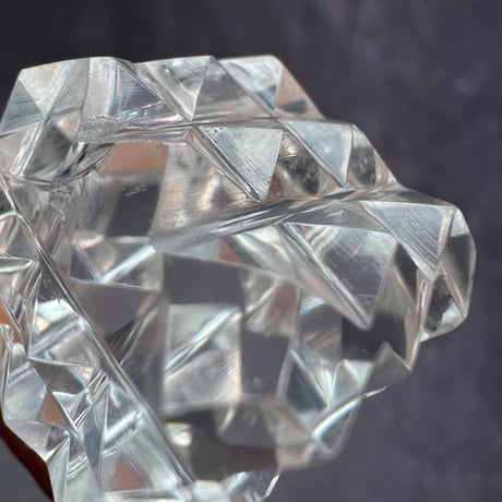 ②/Manihar Himalayan Quartz "Pyramid Cube"