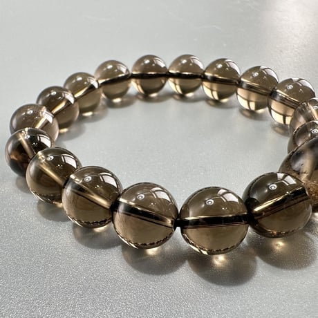 ガウリシャンカール産天然ヒマラヤスモーキークォーツデザインブレスレット/Gaurishankar Himalayan Smoky Quartz Bracelet