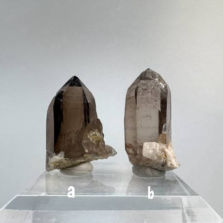【ガウリシャンカール産】天然ヒマラヤスモーキークォーツポイントセット⑤/GauriShankar Himalayan Smoky Quartz Point Set