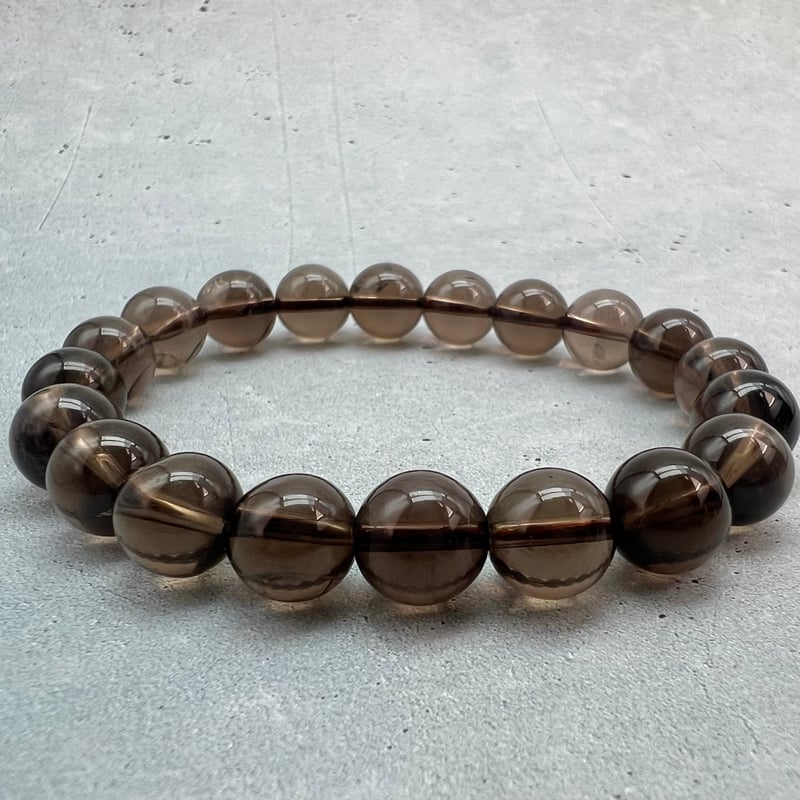 ガウリシャンカール産】天然ヒマラヤスモーキークォーツブレスレット