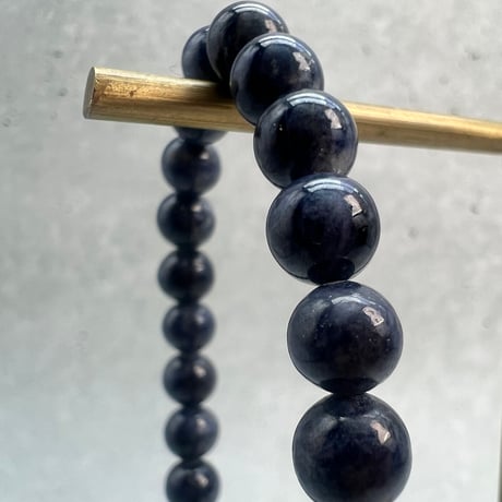 【天然サファイア】ブレスレット(約6.8mm/内径14cm)①/Sapphire Bracelet