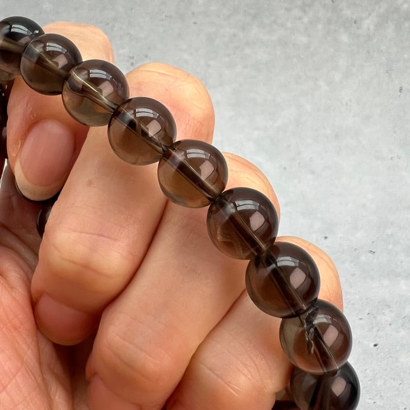 希少　ガウリシャンカール産　スモーキークォーツブレスレット fit=scale-down,w=1200