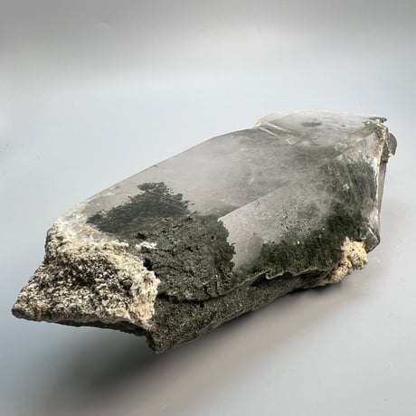 大特価【ガネッシュヒマール産】クローライトイン天然ヒマラヤ水晶❽/Ganesh Himal Chlorite in Himalayan Quartz