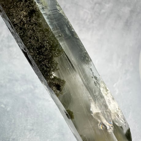 【ガネッシュヒマール産】クローライトイン天然ヒマラヤ水晶/Ganesh Himal Chlorite in Himalayan Quartz