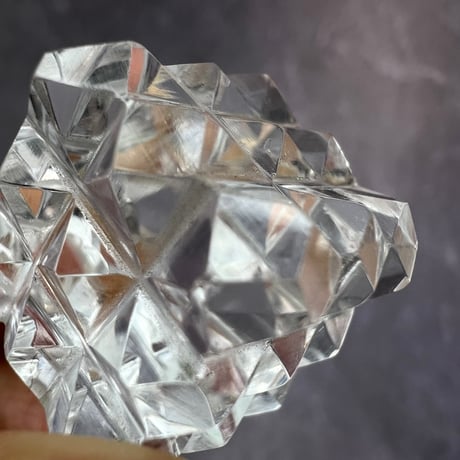 【マニハール産】 天然ヒマラヤ水晶"ピラミッドキューブ"⑧/Manihar Himalayan Quartz "Pyramid Cube"