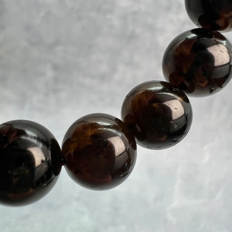 ネパール産🇳🇵ヒマラヤドラバイトトルマリン ブレスレット10mm内径15.5/Nepal Himalayan dravite tourmaline Bracelet