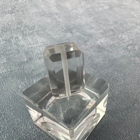【ガネッシュヒマール産】天然ヒマラヤ水晶"手磨き加工"スクエアビーズ⑥/Ganesh Himal  Himalayan Quartz Square Beads
