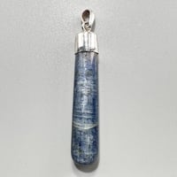 ネパール産ヒマラヤカイヤナイト "手磨き加工"ペンダントトップ1️⃣/NEPAL Himalayan Kyanite Pendant Top