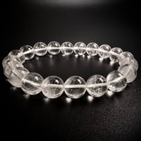 【アンナプルナ産】"手磨き加工"天然ヒマラヤ水晶ブレスレット④10mm内径17cm/Annapurna Himalayan Quartz  Bracelet