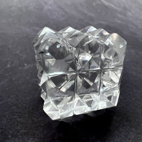【マニハール産】 天然ヒマラヤ水晶"ピラミッドキューブ"③/Manihar Himalayan Quartz "Pyramid Cube"