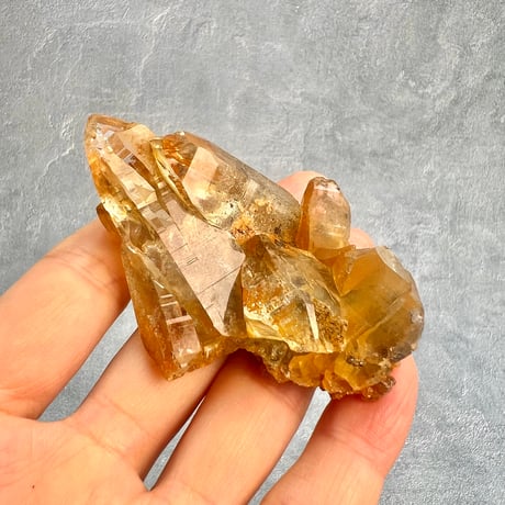 【ガネッシュヒマール産】リモナイトイン天然ヒマラヤ水晶/Ganesh Himal Limonite in Himalayan Quartz
