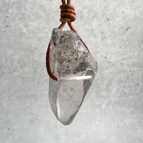 【カイラス産】天然ヒマラヤ水晶ペンダントトップ/Kailash Himalayan Quartz Pendant Top
