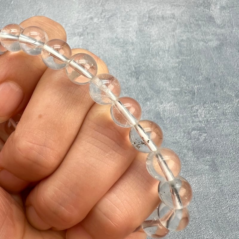 セラピーストーン　伊勢浄化　ガネッシュヒマール水晶8mmブレスレット セラピーストーン 伊勢浄化 ガネッシュヒマール水晶8mm