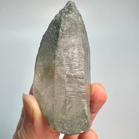大特価【ガネッシュヒマール産】クローライトイン天然ヒマラヤ水晶❹/Ganesh Himal Chlorite in Himalayan Quartz